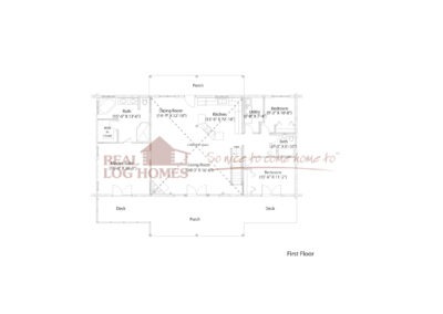 1F floor plan of Eureka Springs, AR (11212)