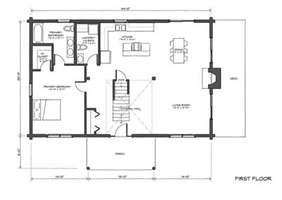 The Claremont first floor plan