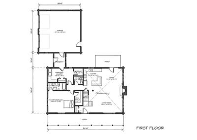 The Covington First Floor Plan