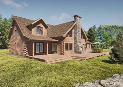 The Stonington rendering of the back