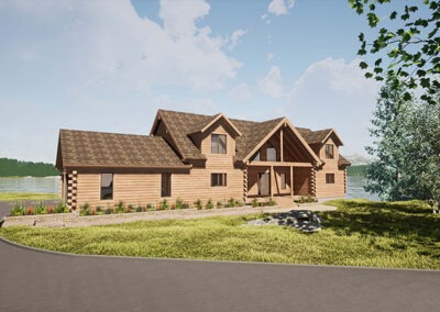 The Stonington rendering of the front