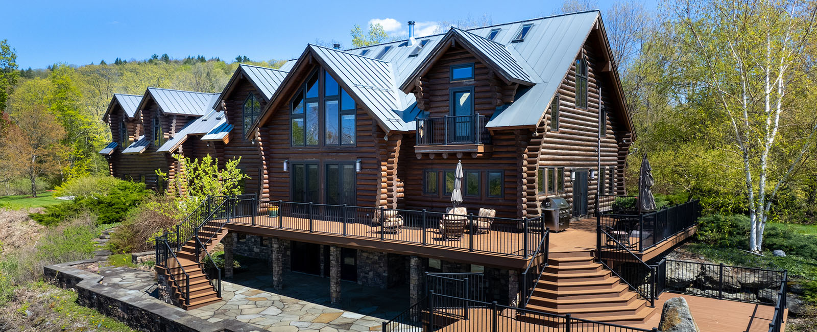 Landscaping For Easy Log Home Maintenance - Real Log Homes