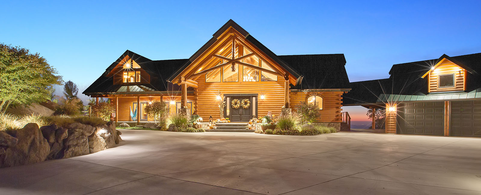 Outdoor Lighting for the Log Home