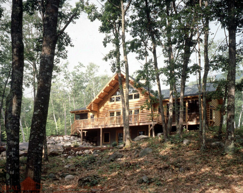The Moultonboro Log Home Floor Plan