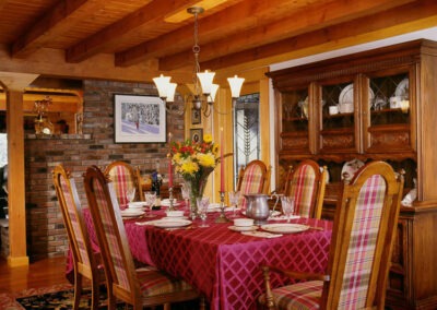 Littleton Ski Lodge dining room