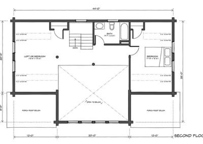 The Crystal Lake second floor plan