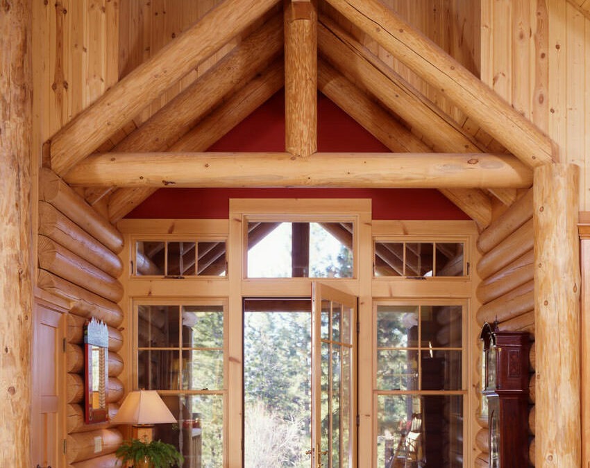 Natural Lighting in a Ranch Log Home