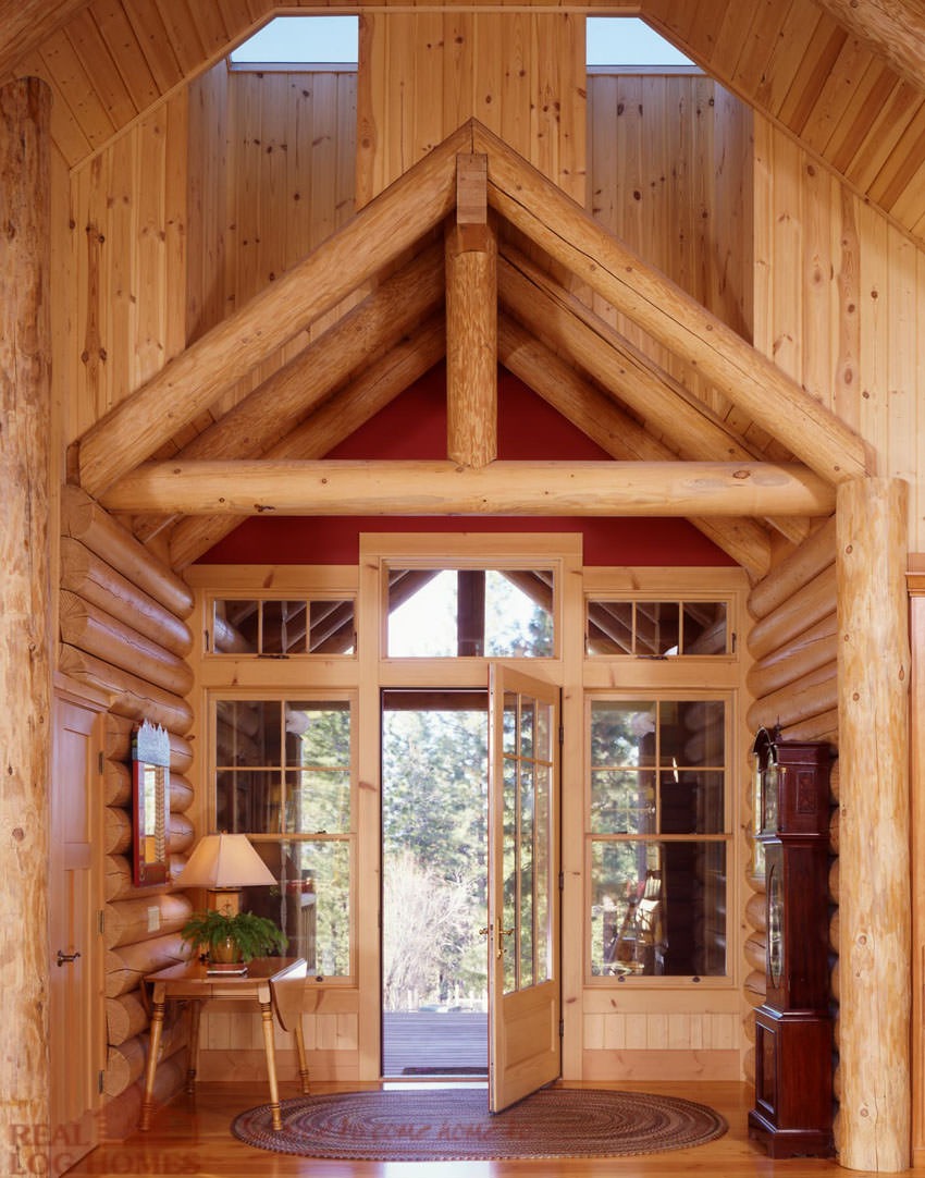 Natural Lighting in a Ranch Log Home