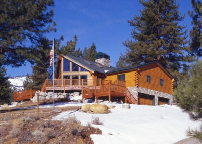Carson City Log Home exterior
