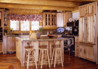 Carson City Log Home kitchen