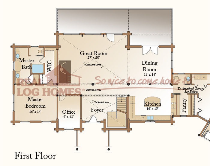Arabian's Big River Lodge Floor Plan First