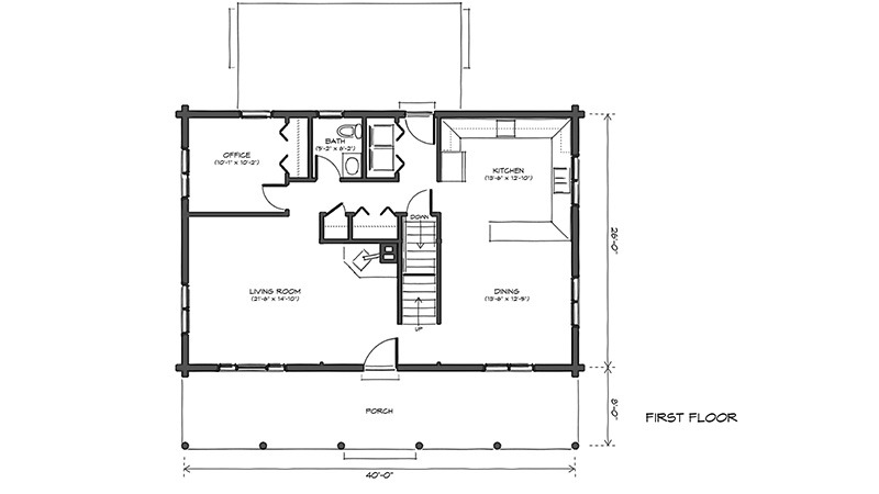 Newport first floor plan