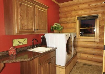 The Starview Log Home - laundry room