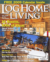 January 2009 Log Home Living