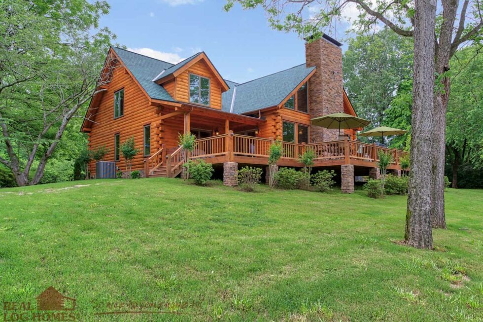 Green Gables A Log Home on the Little Red River Real Log Homes