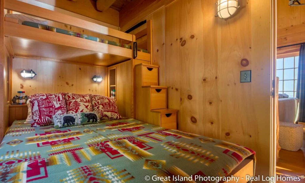 North Pomfret Cabin bedroom