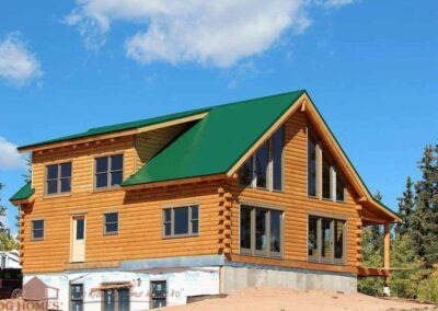 Colorado Springs Como Log Home Construction