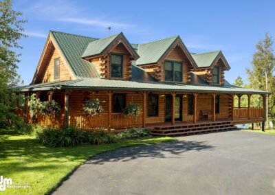 Wasilla Log Home (9976) exterior