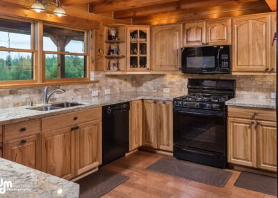 Wasilla Log Home (9976) kitchen