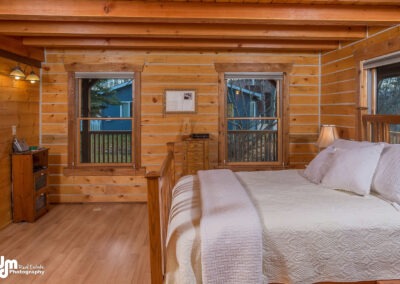 Wasilla Log Home (9976) master bedroom